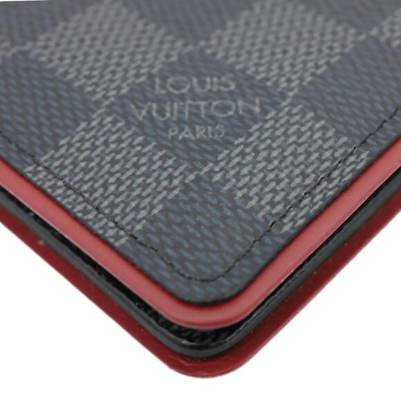 Louis Vuitton Pocket Organiser Damier Graphite Wallet Grey - Picture 7 of 13